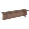TONELLI tavolino rettangolare SESTANTE - SESTANTE-R-150X40-BR