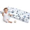 Medi Partners Lenzuola Lettino Neonato 60x120-100% Cotone Lenzuolo con Angoli Culla Coprimaterasso fitted Materassino Sheet Letto Bambino Lenzuolino (Auto Retrò)