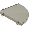 Ferplast 8010690057200 Ripiano in plastica per gabbia per furetti 38 x 38 x 3 cm, colore nero, media