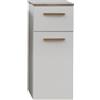 Pelipal 931.013040 Mobiletto sottolavello, Legno ingegnerizzato, Bianco Lucido/Bianco Lucido, 72/30/33 cm