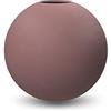 Cooee Design Cooee - Vaso di design a sfera in ceramica, 8 cm, rosa cenere