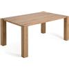 La Forma Tavolo Deyanira impiallacciato rovere e gambe in legno massello di rovere 160 x 90 cm