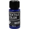 Creativ Company 50 Pezzi di Colore Tessile, Blu primario