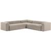 La Forma Divano ad angolo Blok 6 posti beige 320 x 320 cm