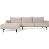 La Forma Divano Galene 3 posti con chaise longue sinistro beige 254 cm