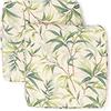PARAMAISON Cuscini Coprisedia Shabby Chic Ulivo, Set da 2 pezzi, Imbottito, con Fascia Elastica, Sfoderabile, 40x40 cm, Vari Colori