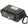 PELI 1020 Micro, Custodia a tenuta stagna per proteggere i piccoli oggetti, Grado di protezione IP67, Capacità di 0,5L, Prodotto in USA, Colore Nero/Nero