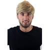 WIG ME UP - Parrucca da uomo Corta Giovanile Disinvolto all Moda Biondo Alta Nuova GFW1168-24