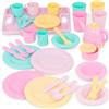 Battat - Piatti Auguri Stoviglie - Piatti, tazze e giochi per il tè - Cucina da gioco per bambini e ragazzi - Gioco di finzione - 3 anni +