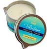 VIBRATISSIMO Candela da massaggio Vanille 50 ml | Candela al profumo di prugna | Candela relax | Realizzata con materie prime naturali e con olio di cocco | Adatta per pelli sensibili