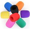 ChromLives Copertura Microfono Antivento Colorati 8 Pack Copertura Microfono in Spugna pugna Antivento per Microfono per Riunioni, Interviste ai Notiziari, KTV Stage Performance