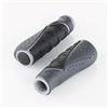 Fischer Uni Trio ergonomica Manubrio Bicicletta Manopole, Grigio, Taglia Unica