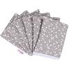 Babybay Babynest Ultrafresh piqué Suitable for Model Original, Taupe Stars White - 280 g