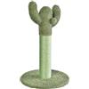 Amazon Basics Tiragraffi per gatti da interno, a forma di cactus, con un tronchetto, 65 cm, verde