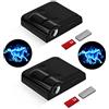 SSyang 2 Pezzi Lampada da Proiezione LED per Auto, Logo Proiettore Porta, Benvenuto Magnetica Wireless Senza Foratura (Nero)