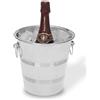 Viscio Trading 171429 Secchiello Ghiaccio Champagne Inox, 22 cm