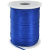 TONIFUL filo di nylon da 2 mm x 100,6 m, filo satinato blu reale per la creazione di gioielli con braccialetti, corda rattail, finitura macramè, corda per collane, filo per perline all'ingrosso