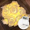 Cobus CozyHome Luci led a batteria rose - 4 metri & 20 fiori LED bianco caldo I Con timer I Lucine led decorative a batteria Filo led interno Fairy lights Lucette a pile floreale per interni Luci di natale