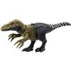 Mattel Jurassic World - Dinosauro Orkoraptor Ruggito Selvaggio, action figure snodata con azione di attacco e ruggito roboante, giocattolo per bambini, 4+ anni, HLP21