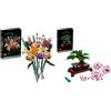 LEGO Creator Expert Bouquet di Fiori, Set Collezione Botanica e Idea Regalo per Adulti, Modello da Esposizione & Creator Expert Albero Bonsai, Set per Adulti, Home Decor DIY