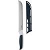 zyliss E920208 Comfort Coltello da Pane Con Lama Dentellata, 20,5cm, Acciaio Inossidabile Giapponese, Manico Grigio, Bianco, Coltello da Cucina, Lavabili in Lavastoviglie