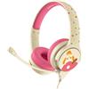 OCEANIA TRADING LTD Cuffie Oceania trading Ltd Animal Crossing Cablato 1.5m jack 3.5mm 20Khz Rosa Bianco [AC0848]