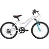 Schwinn - Mountain bike Shade per bambini, pneumatici da 20 pollici, telaio da 12,25 pollici, sospensione anteriore, cambio a 6 velocità, freni a V, età consigliata 5-8 anni, bianco