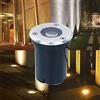 Partenopea® Faretto a led segnapasso calpestabile da esterno viali sentieri giardino IP65 da incasso a terra (1W Luce calda 3000K)
