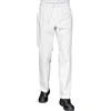 Isacco Pantalone Con Elastico Senza Tasche Bianco