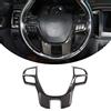 DIYUCAR - Adesivo decorativo per volante in fibra di carbonio, per Ford Ranger Wildtrak 2015-2021, accessori per interni (Fibra di carbonio)