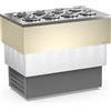 Framec Banco a Pozzetto per Gelato Mantecato CARRARA CREAM capacità 8+8 Carapine 8 fornite di serie