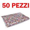 CARNIVAL TOYS Pacchetto Super Risparmio - 50 Sacchetti di Coriandoli da 100 Grammi