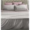 Laura Biagiotti - Completo letto Lenzuola Matrimoniale Maxi in Cotone, Lenzuola Matrimoniali Due Piazze Con Sotto e Federe Sibilla Rosa