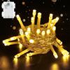 cshare Le più recenti lucine a batteria a LED, 3M 30 LED Scatola batteria impermeabile IP65 con timer, decorazione per Natale, giardino, stanza per esterni/interni-Bianco caldo