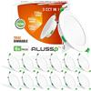 ALUSSO 12 Faretti LED da Incasso, 10W 800Lm Faretti da incasso ultra sottili Dimmerabile, Bianco Caldo 3000K Bianco Neutro 4000K Bianco Freddo 6500K Orientabili, Faretti da Bagno per Cucina