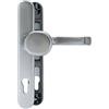 ABUS Maniglia per porta SRG92N - per porte di casa - con maniglia interna ed esterna - per porte con telaio sottile - effetto acciaio inossidabile