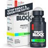 SweatBlock Antiperspirant Roll-on - Max Clinical with DRIBOOST [PM] - Treat Hyperhidrosis, Excessive Sweat & Odor, Up to 7 Days Sweat Control Per Use - Unisex - 1.2 FL OZ