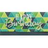Perleberg Biglietto di compleanno con scritta Surprise Happy Birthday, 11 x 22 cm