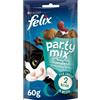 Purina Felix Party Mix Ocean Mix - salmone, merluzzo e trota - 60 gr - 1° ORDINE? scegli lo sconto BZR5 / BZR20 + 200 punti fedeltà