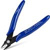 Ainiv Pinza da Taglio Diagonale, 1pz Pinze per Taglierine di Precisione, Pinza elettricista, Spellafili e Tagliafili, Multifunzionale Tronchesi a Filo per Artigianato Creazione Gioielli, Blu