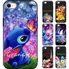 nurkorki Cover Personalizzata per iPhone 8 iPhone 7 iPhone SE 2022/2020 4,7 Personalizzato con Anime Stitch Disegni, Personalizzabile con Iniziali Testi Disegni Custom Custodia, Silicone Protettivo Case