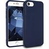 MyGadget Cover per Apple iPhone SE 2022 | 2020 | 7 | 8 - Custodia Protettiva in Silicone Morbido Case TPU Flessibile - Protezione Antiurto & Antigraffio Blu Scuro