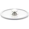 Berndes Coperchio Bombato Bordo Silicone Bianco 24 cm