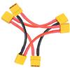 FLY RC 2PCS XT90 Batteria Serie Connettore Cavo da 10 Gauge per RC Batteria Quadricottero Elicottero (XT90 Serie Connettore)