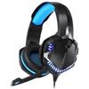 Lenovo Cuffie Lenovo Led con microfono adatto PS4/PS5/PC USB 3.5mm Nero/Blu [HS15]