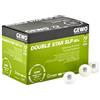 GEWO Double Star SLP - Palline da ping pong in plastica 40+ senza cuciture, 72 palline da ping pong di alta qualità, colore bianco, diametro 40 mm