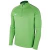 Nike Academy18 Drill Top, T-Shirt A Manica Lunga Unisex-Adulto, Lt Green Spark/Pine Green/(White), S