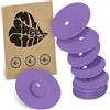 MySweetStitch - 10 x FreeStyle Libre 3 cerotti sensore, Overpatch rotondo Ø 60mm, con foro di ventilazione, cerotto impermeabile, traspirante, delicato sulla pelle, Viola