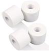 LiangMai Nastro sportivo bianco, set di 4 rotoli di nastro (2,5 cm x 10 m), nastro autoadesivo con forza adesiva extra forte, delicato sulla pelle, nastro sportivo strappabile per gli sport