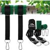 Awroutdoor Cinghie per Amaca All'aperto, Cinghie Pendenti Altalena Albero 150cm con Cuscinetti e Gancio di Protezione Dell'albero, Contiene Fino a 500kg per Amache e Altalene da Campeggio
